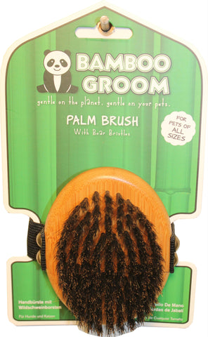 Bamboo Palm Brush With Boar Bristles