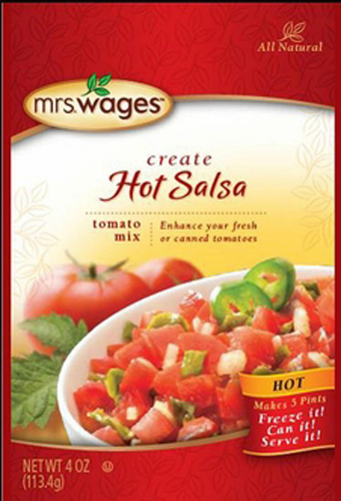 Mrs. Wages Hot Salsa Tomato Mix