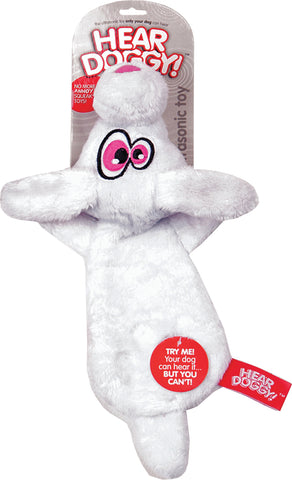 Hear Doggy Flattie Rabbit Ultrasonic Dog Toy