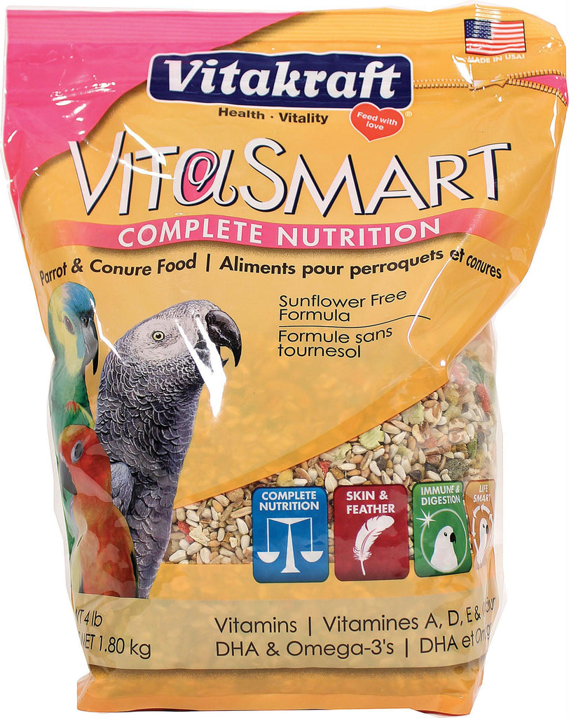 Vitasmart Sunflower Free Parrot & Conure Formula