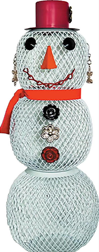 No-no Mrs. Snowman Wild Bird Feeder