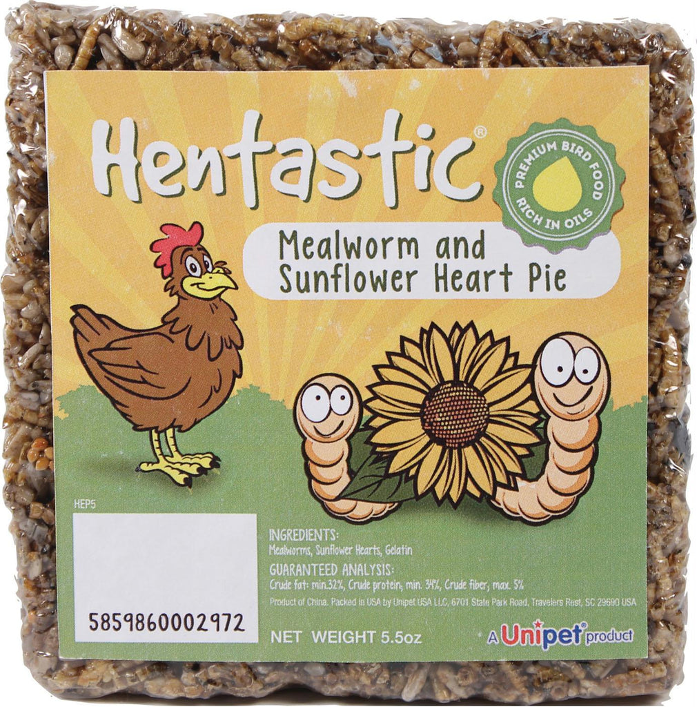 Hentastic Mealworm And Sunflower Heart Pie