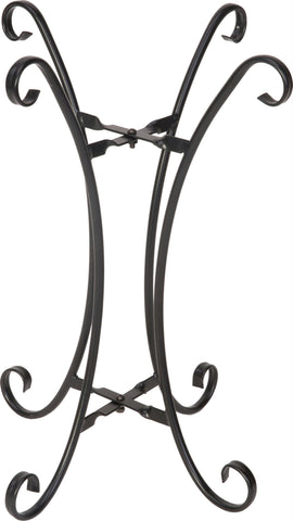 Scroll Steel Bird Bath Stand Only