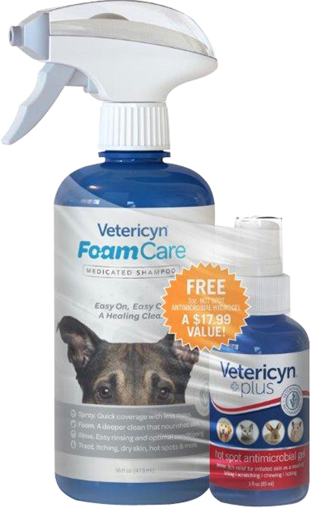 Vetericyn Pet Foamcare Shampoo Bonus Pack