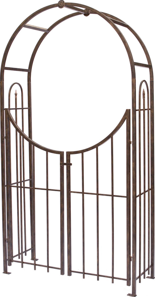 Arbor Arched With Gate