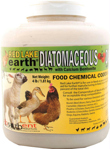 Red Lake Diatomaceous Earth With Calcium Bentonite