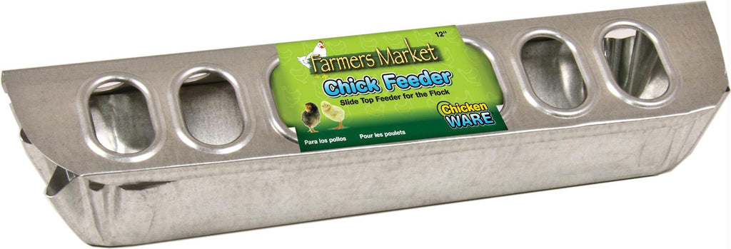 Farmers Market Slide Top Chick Feeder