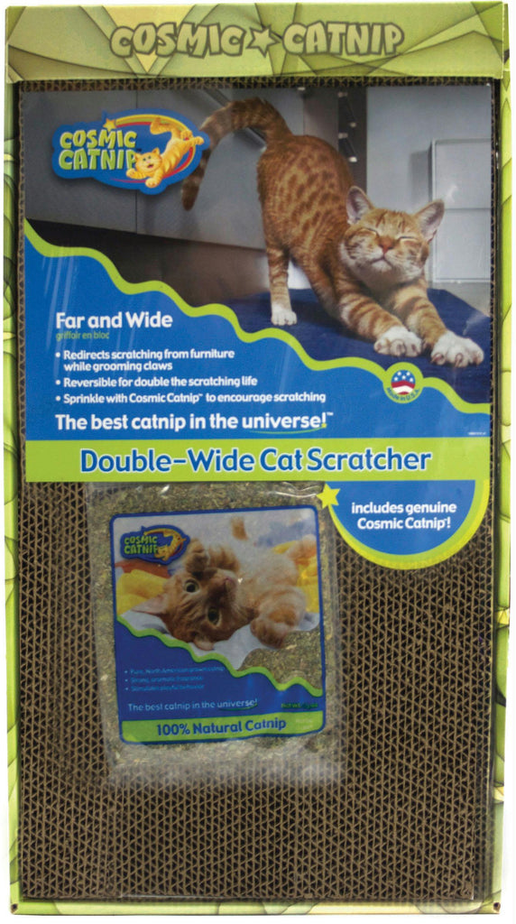 Cosmic Catnip Double-wide Cat Scratcher