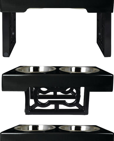 Barking Bistro Adjustable Dog Feeder