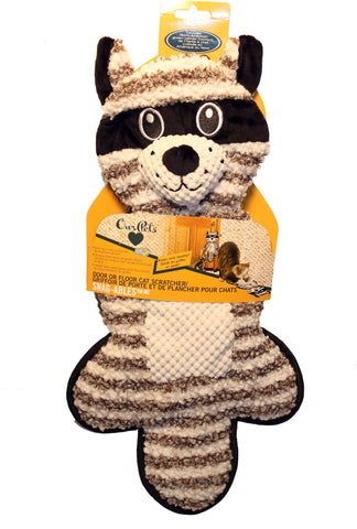 Snag-ables Door-floor Scratcher Raccoon