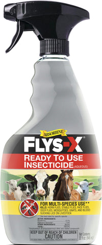 Absorbine Flys-x For Livestock Rtu Insecticide