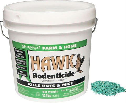 Hawk Rodenticide Pelleted Bait