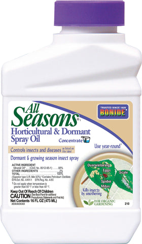 All Seasons Horticultural Oil Spray Concentrate