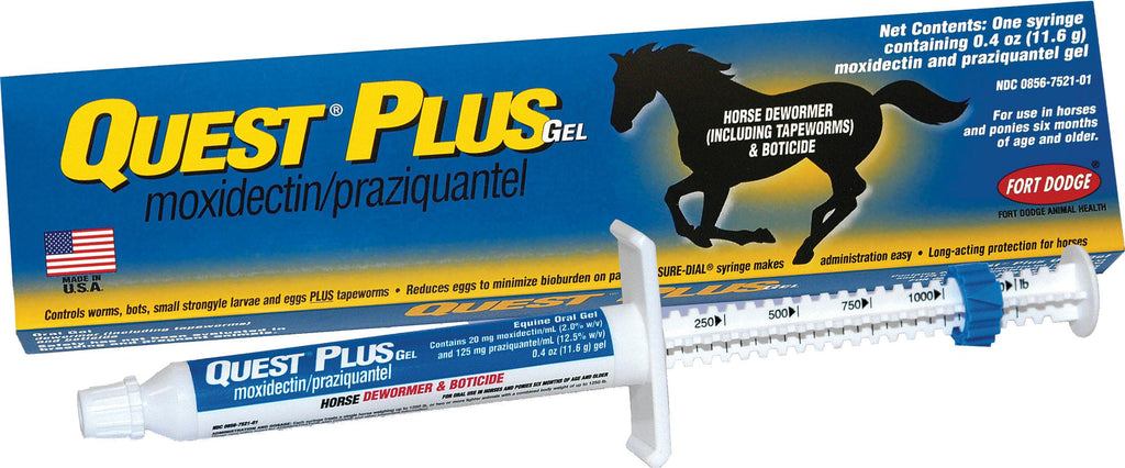 Quest Plus Horse Dewormer Gel