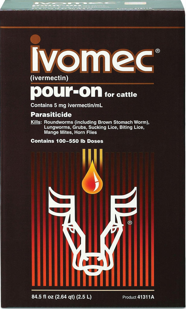 Ivomec Parasiticide Pour-on For Cattle