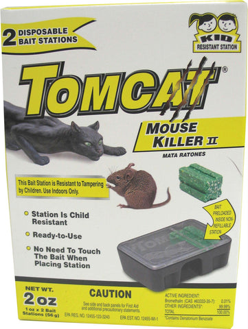 Tomcat Mouse Killer Ii Disposable Bait Stations