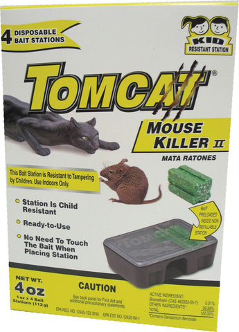 Tomcat Mouse Killer Ii Disposable Bait Stations