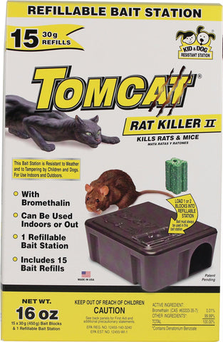 Tomcat Rat Killer Ii Refillable Bait Station