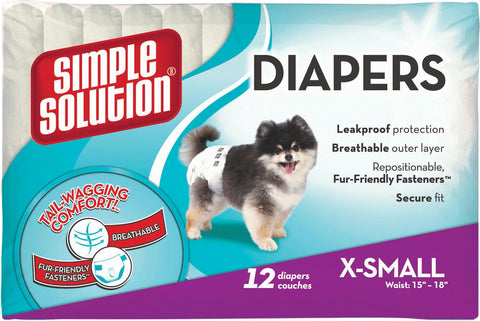 Simple Solution Disposable Diapers For Dogs