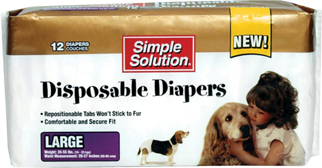 Simple Solution Disposable Diapers For Dogs