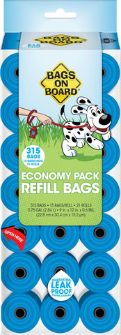 Bags On Board Pantry Pack Refill For Dog Waste