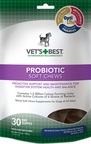 Vets Best Probiotic  Soft Chew