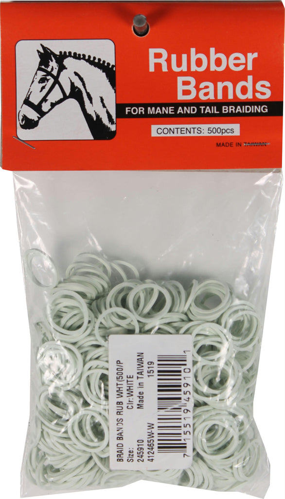 Rubber Horse Braid Bands