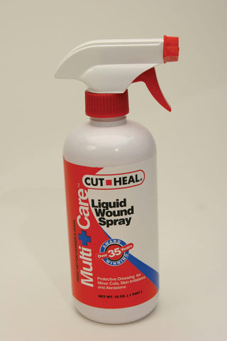 Cut Heal Multi Care Liquid Wound Spray For Pets