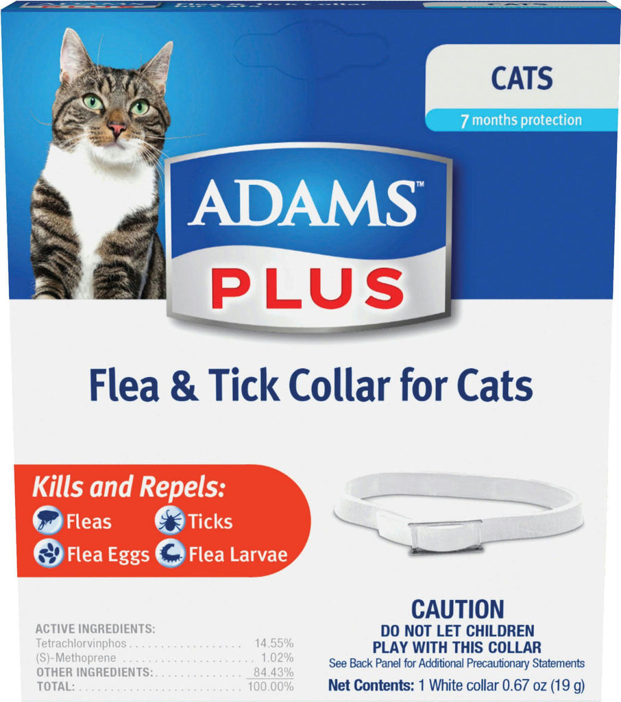 Adams Plus Flea & Tick Collar For Cats