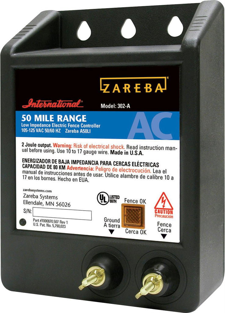 Zareba Ac Low Impedance Electric Fence Charger