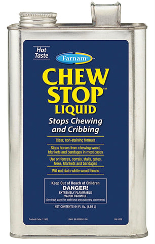 Chew Stop Liquid Chewing Deterrent For Horses