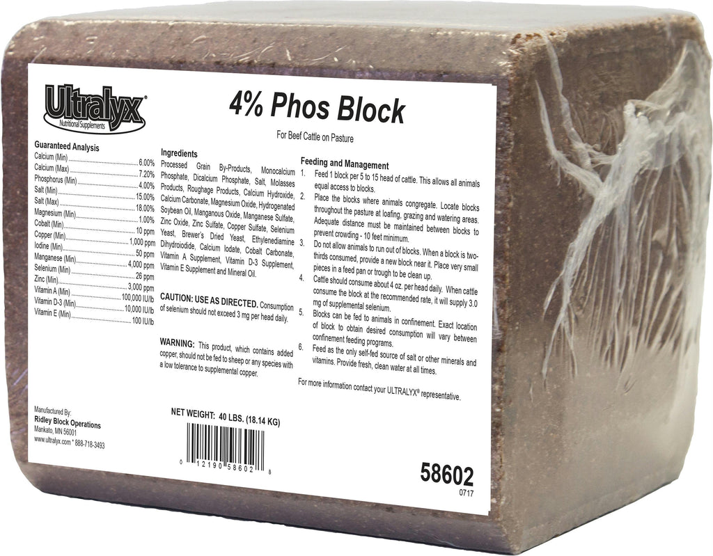 Ultralyx® 4% Phos Pressed Block