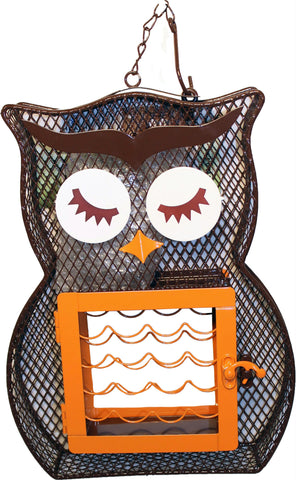 Owl Dual Suet & Seed Bird Feeder