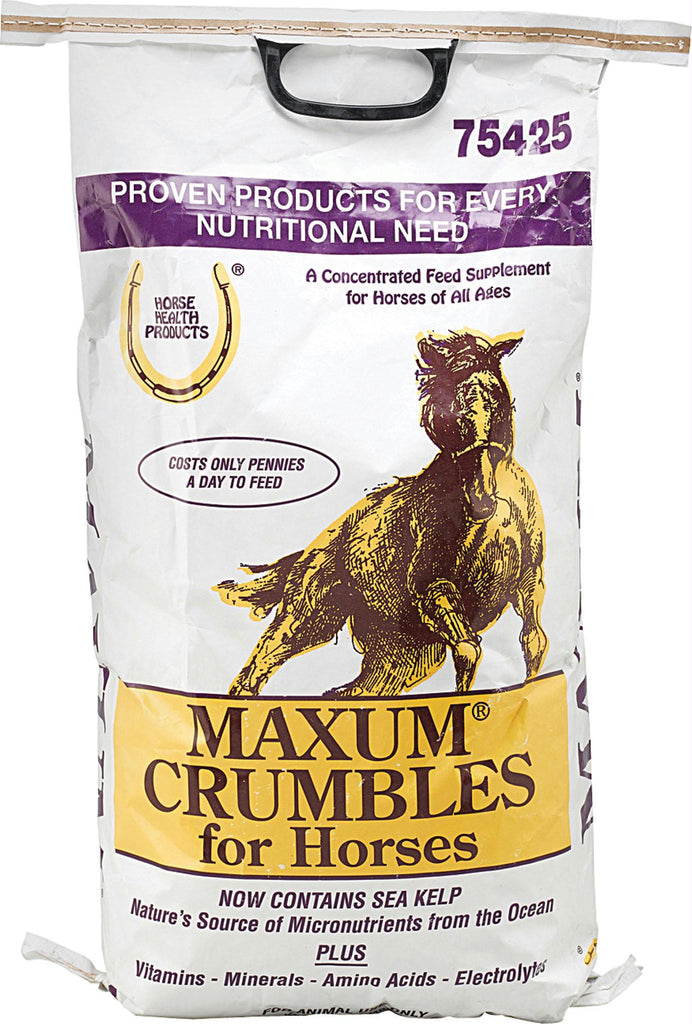 Maxum Crumble Feed Supplement For Horses