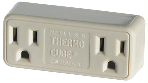 Thermo Cube Double Receptacle Cold Weather Outlet