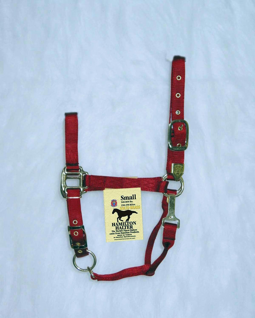 Adjustable Chin Horse Halter With Snap