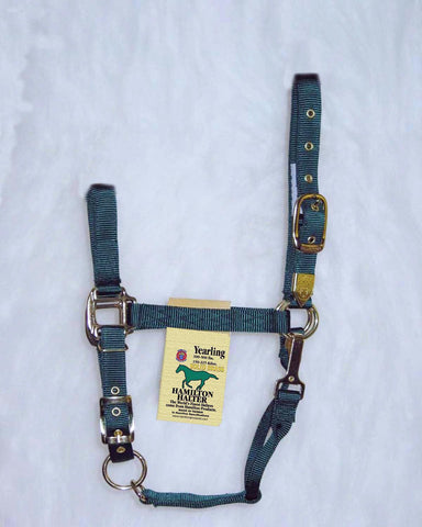 Adjustable Chin Horse Halter With Snap