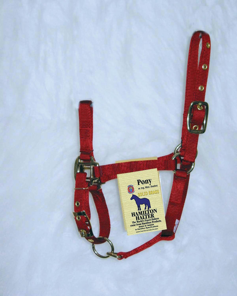 Adjustable Chin Horse Halter With Snap