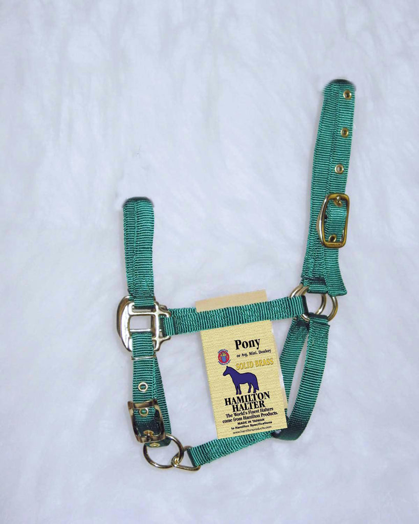 Adjustable Chin Horse Halter With Snap