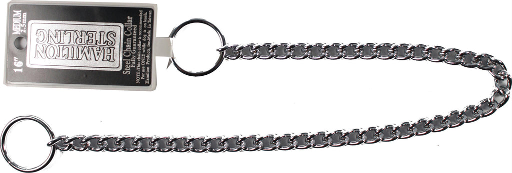 Medium Choke Chain Dog Collar