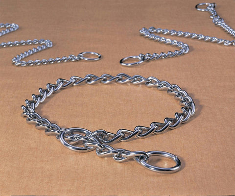 Medium Choke Chain Dog Collar