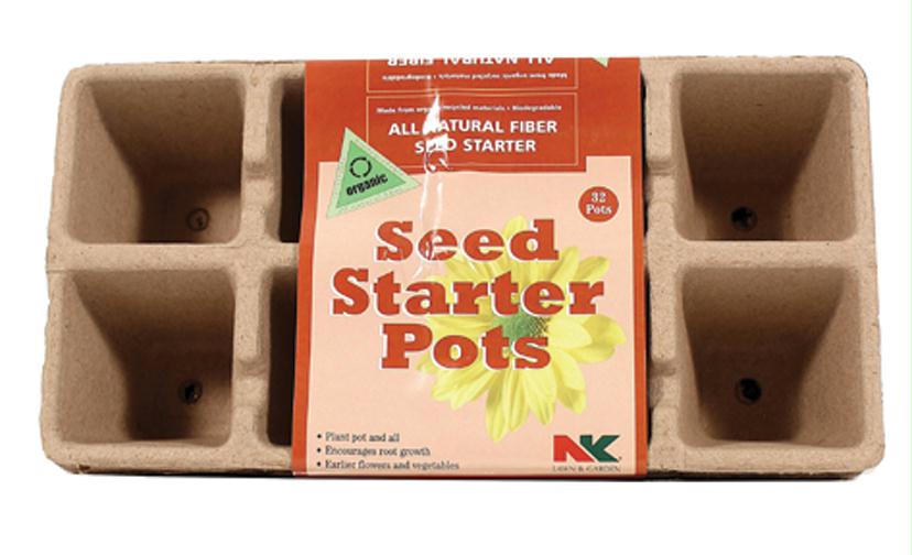 All Natural Fiber Seed Starter Plant Pots