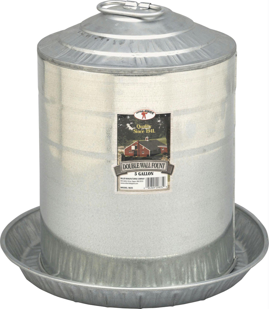 Little Giant Double Wall Poultry Fount