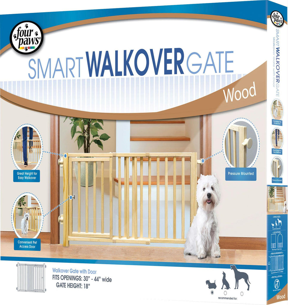 Walk-over Wood Gate With Door