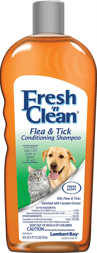 Fresh 'n Clean Flea & Tick Shampoo- New Formula