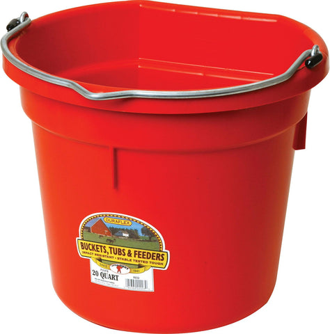 Little Giant Plastic Flat Back Bucket