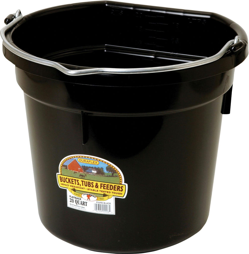 Little Giant Plastic Flat Back Bucket