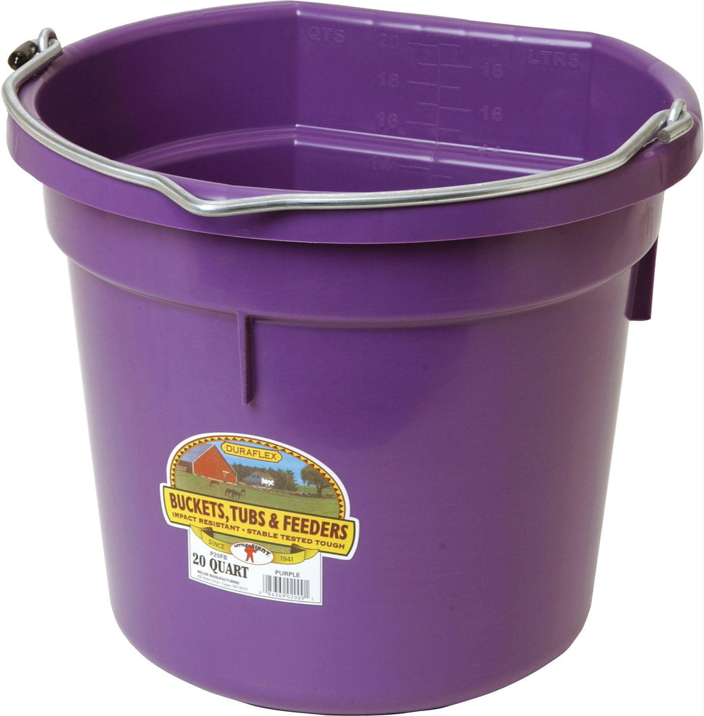 Little Giant Plastic Flat Back Bucket