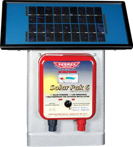 Parmak Deluxe Field Solar Pak6 Solar Fence Charger