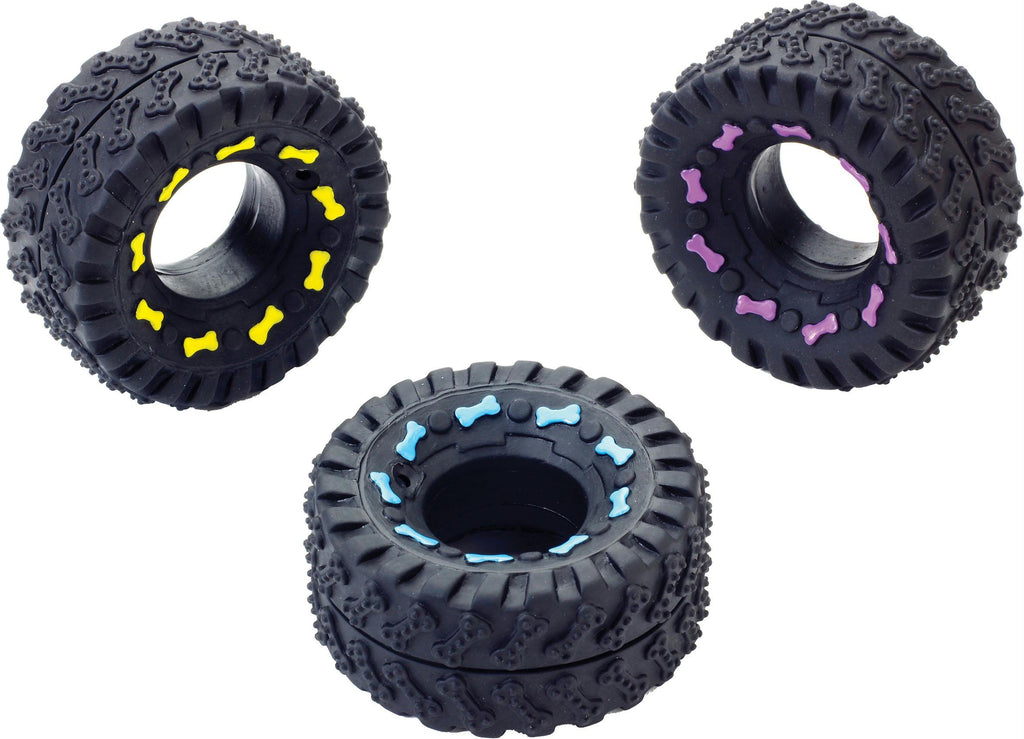 Squeaky Vinyl Tire Dog Toy